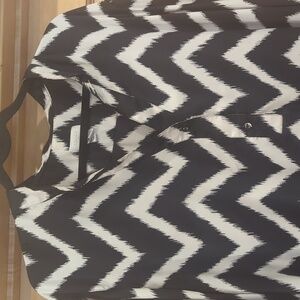 Chicos striped top size 4/XL